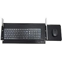 LEPOSE Metal Keyboard Drawer Tray with Mouse Tray and with Heavy